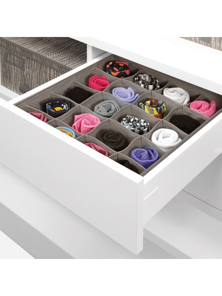 Tescoma Organizer für Socken FANCY HOME 40x35x10 cm in cappuccino günstig kaufen zweistöckig