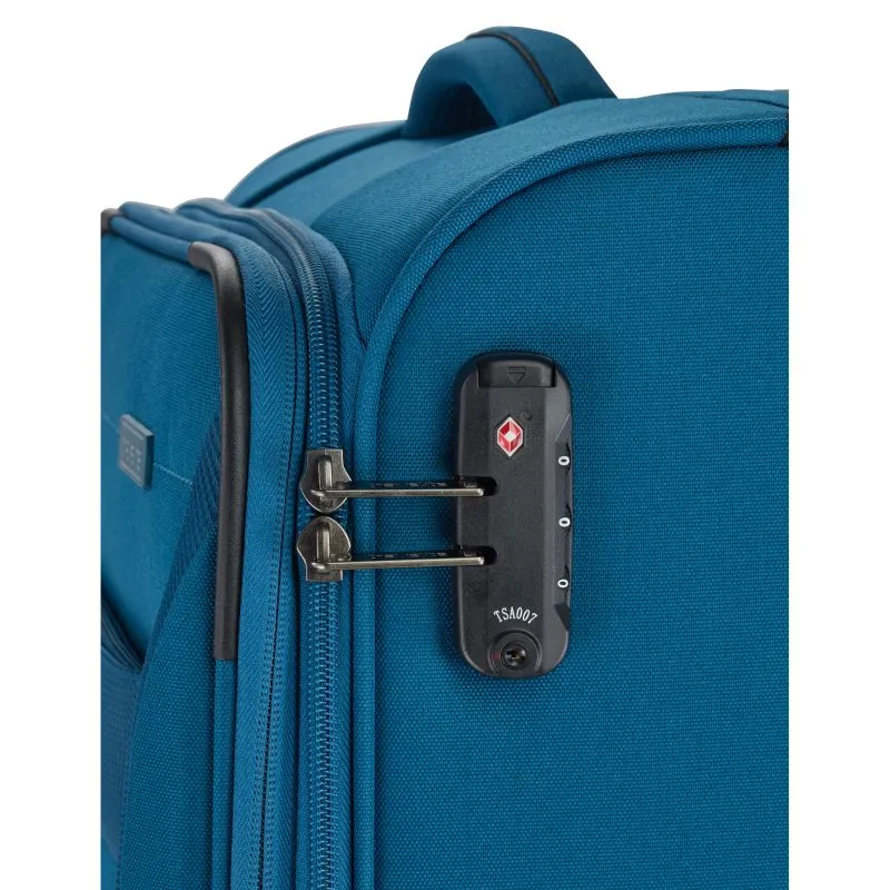 Travelite CHIOS Kofferset mit 4 Rollen Gr. L\/M (inkl. Reisetasche + Beautycase) - Petrol