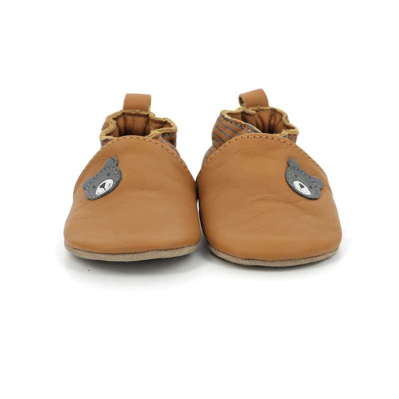 Chaussons cuir tannage vegetal Doubear
