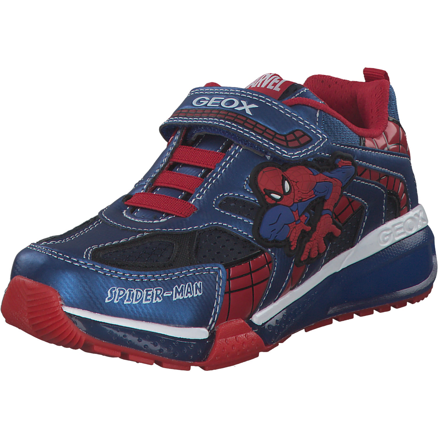 Geox J26FEB, Sneakers Low, Kinder, ROYAL/LIME