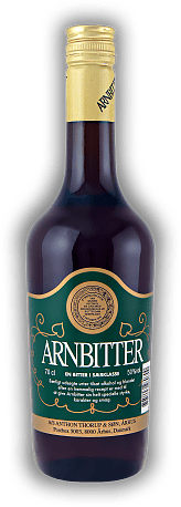 Arnbitter Arnbitter Ein Spitzenbitter aus Dänemark. 0,7	 Liter - Vol 50%