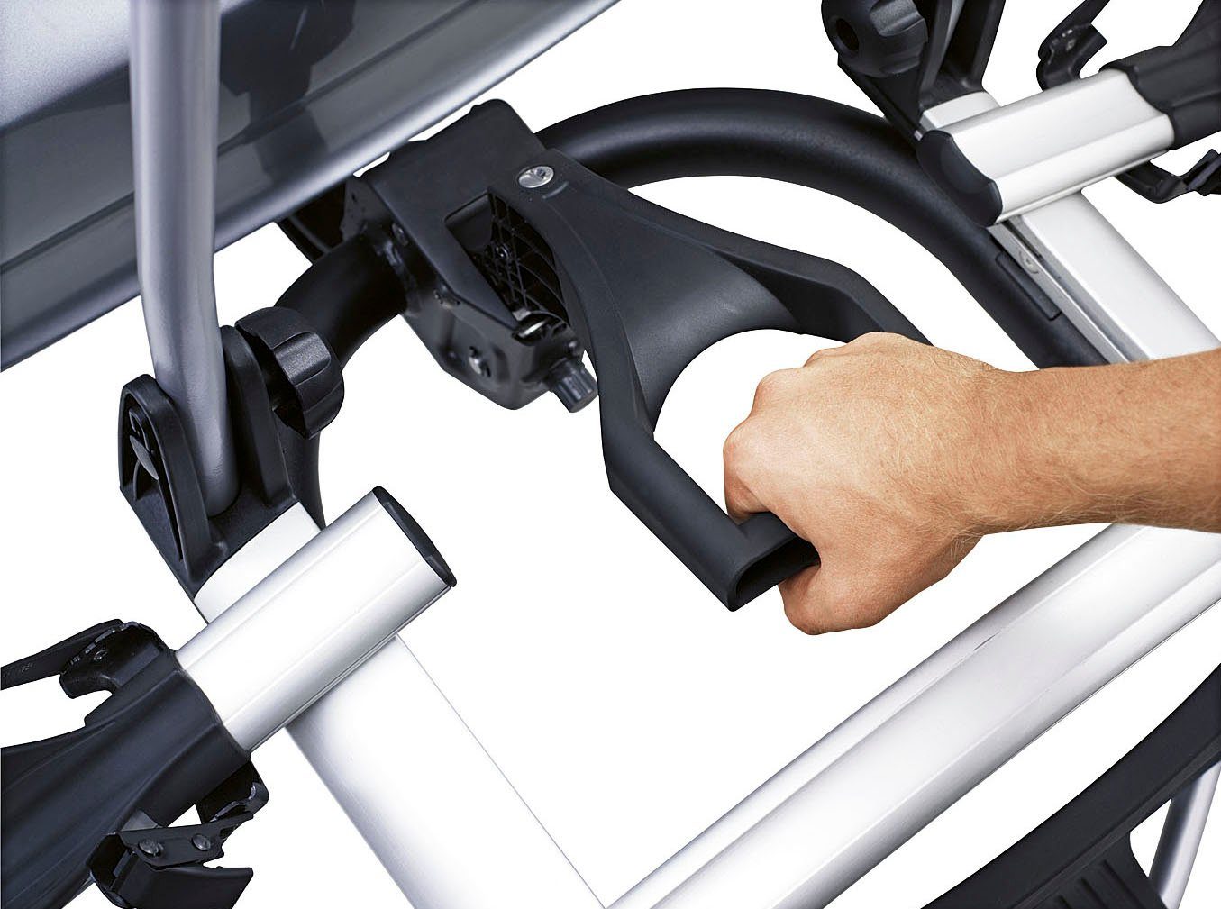 Thule Kupplungsfahrradträger EuroWay G2 13 pin, für max. 3 Räder, zur Montage auf der Anhängekupplung