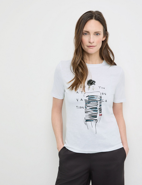 Nachhaltiges T-Shirt mit Frontprint