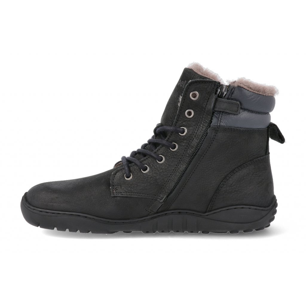 Koel4kids Luka Hydro Lambswool Black 05L004.237-000 Winterbarfußstiefeletten