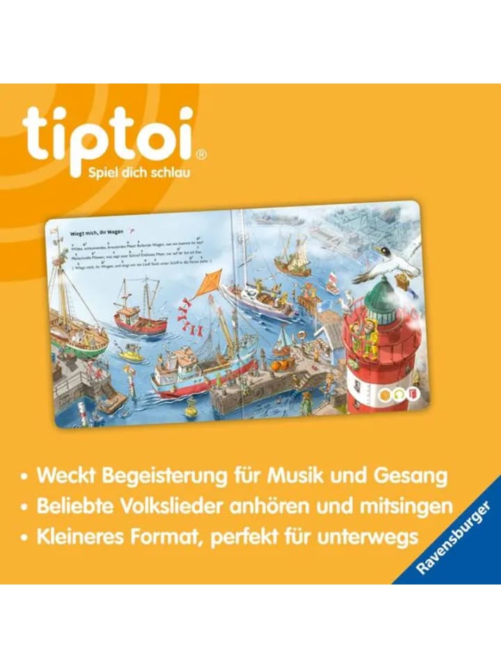 Ravensburger tiptoi® Meine schönsten Lieder für unterwegs günstig kaufen onesize