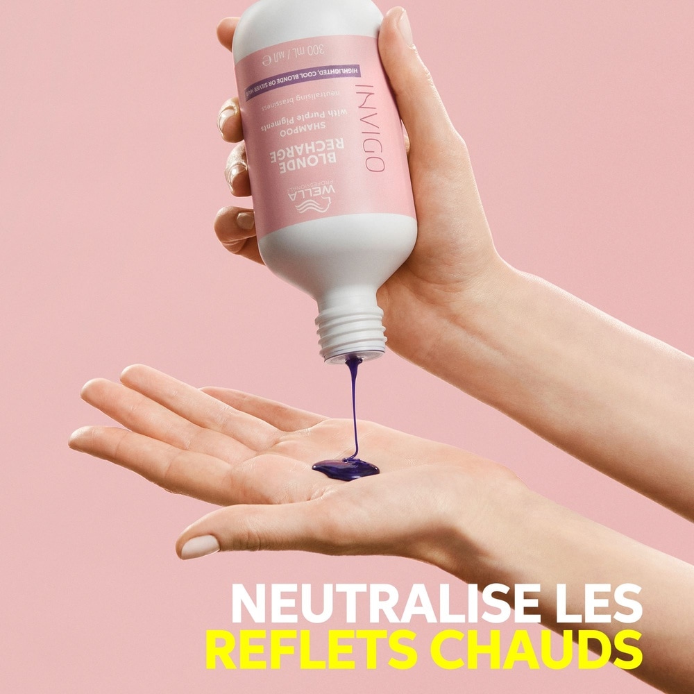 Wella Invigo Blonde Recharge Shampoing raviveur de couleur Shampoing