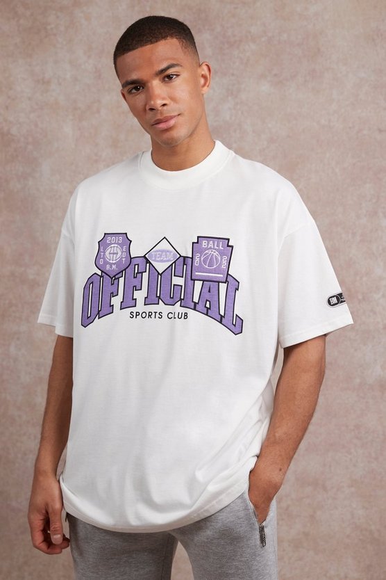 Oversize T-Shirt mit Applique
