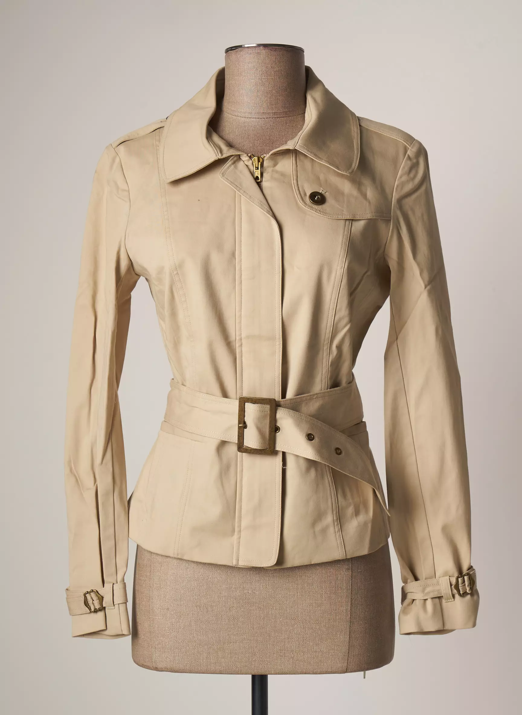Patrick Mendes Vestecasual Femme couleur beige