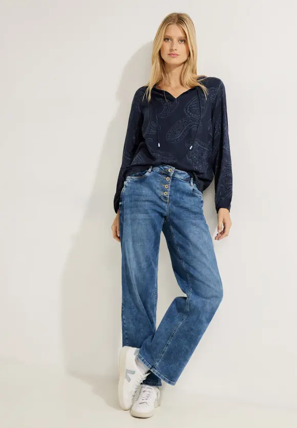 CECIL Paisley Viskose Bluse
