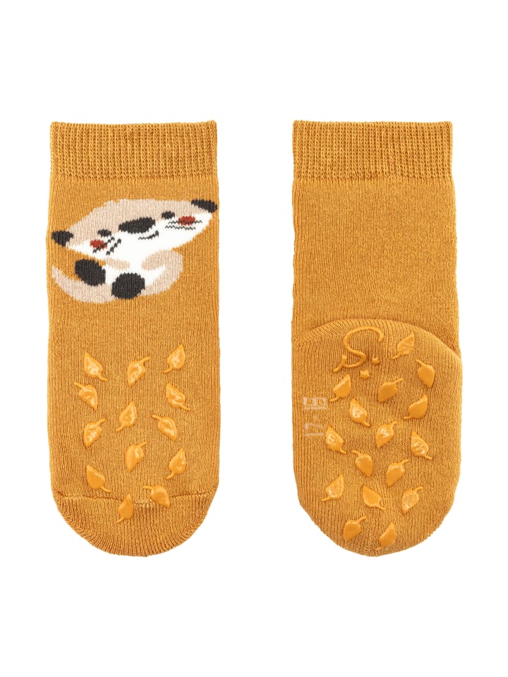 Sterntaler ABS Krabbelsocken 2er-Pack Biber in hellbraun günstig kaufen