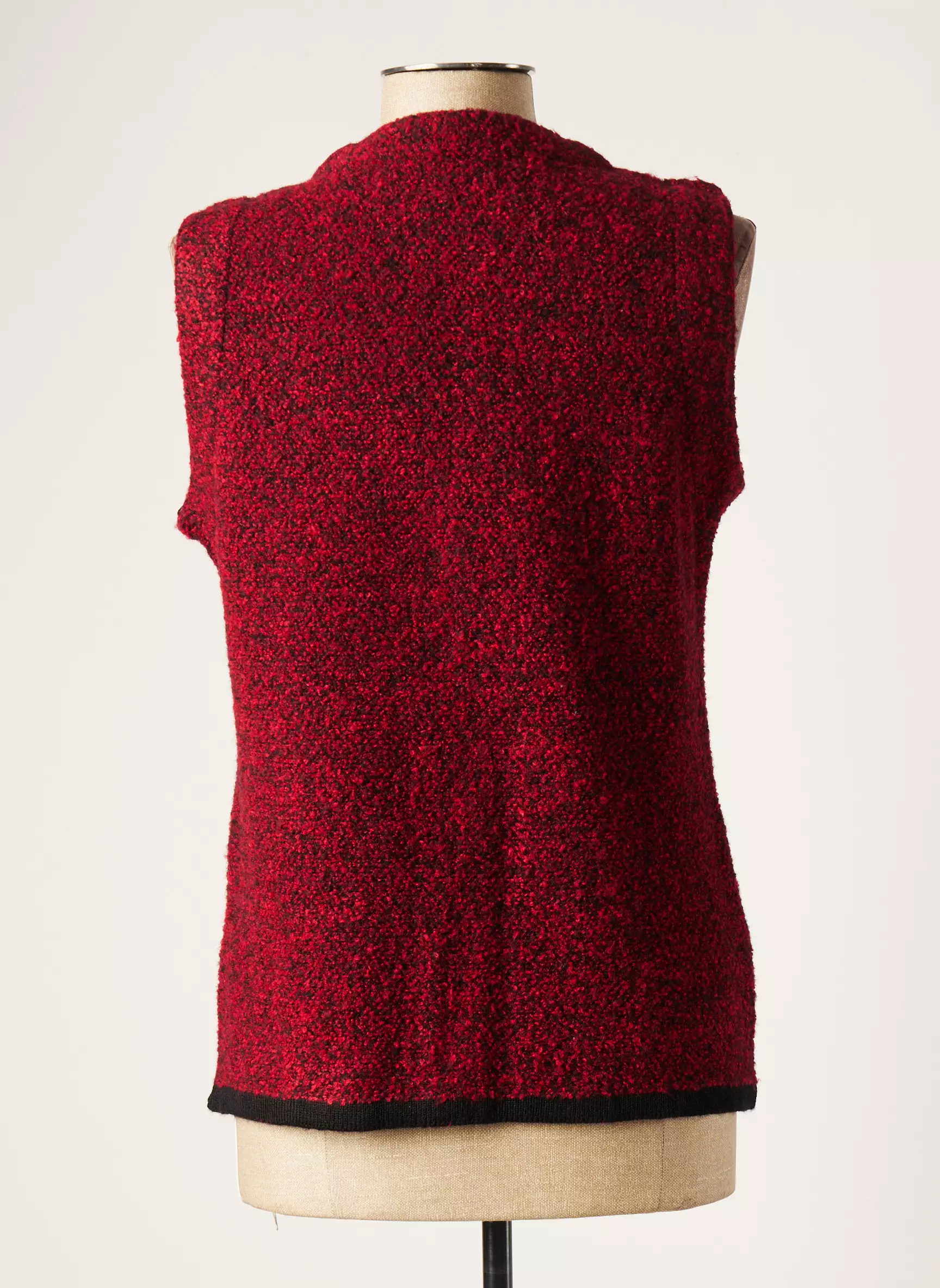 I Odena Gilet Femme couleur rouge