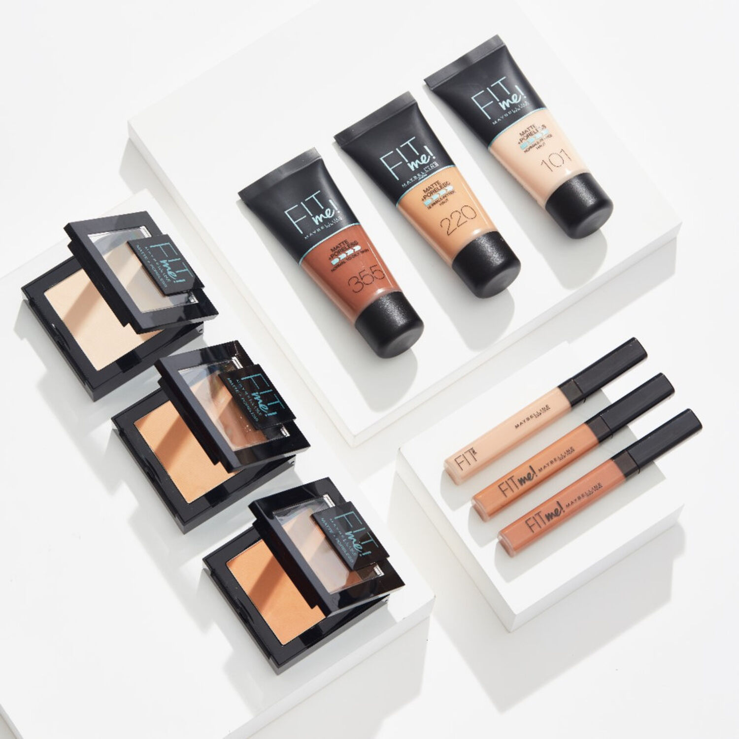 Maybelline New York Fit Me! Anti-cernes Liquide Ton sur Ton