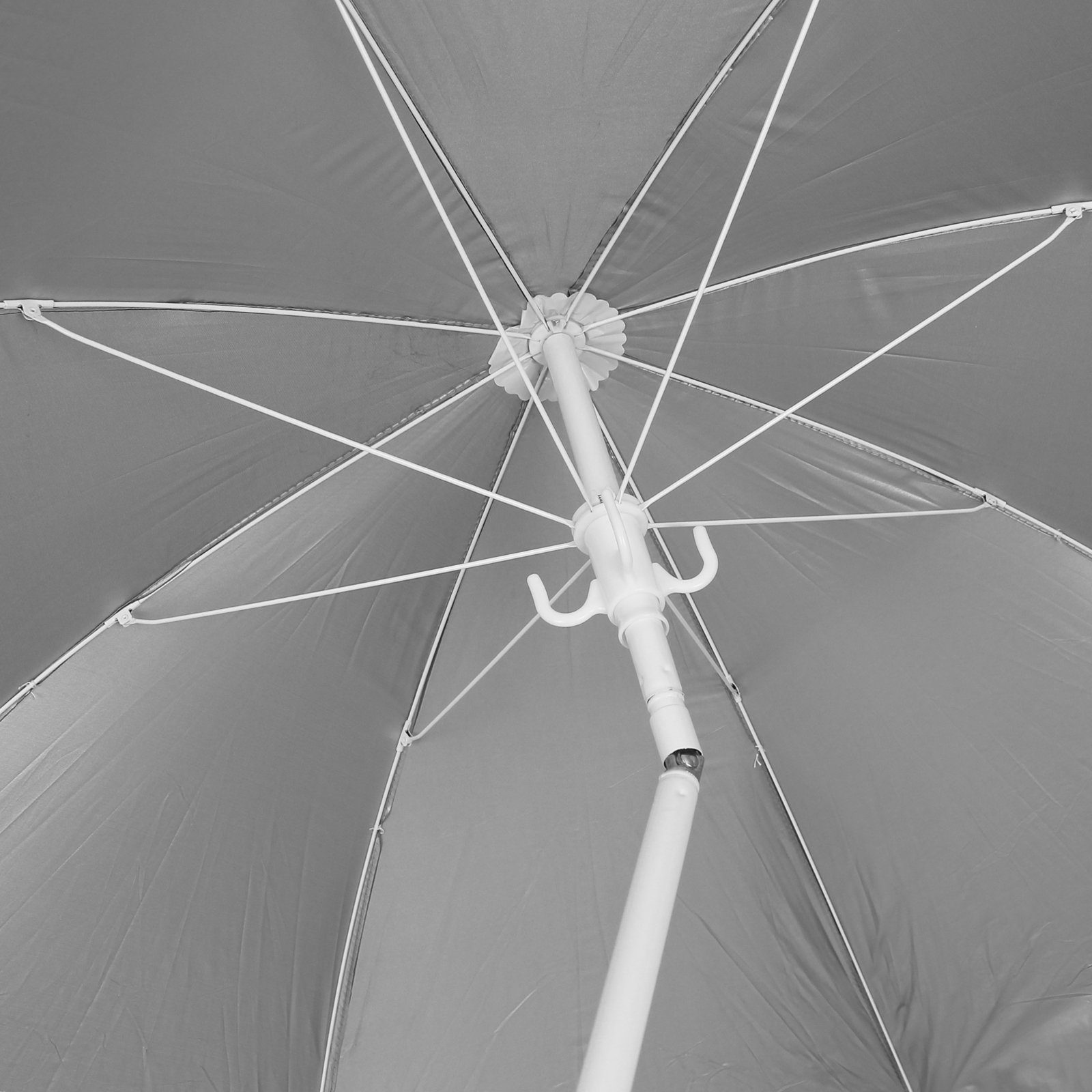 Koopman Sonnenschirm 156cm mit Farbauswahl Verstellbar, Knickgelenk Lichtschutzfaktor 30+ Strandschirm Sonnenschutz Strand
