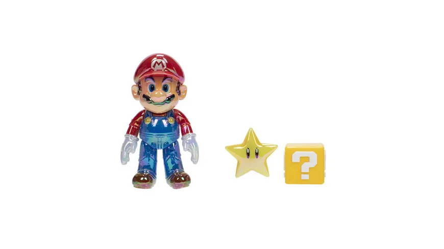 Super Mario - Mario Stern 10 cm Figur (Sammlerbox)