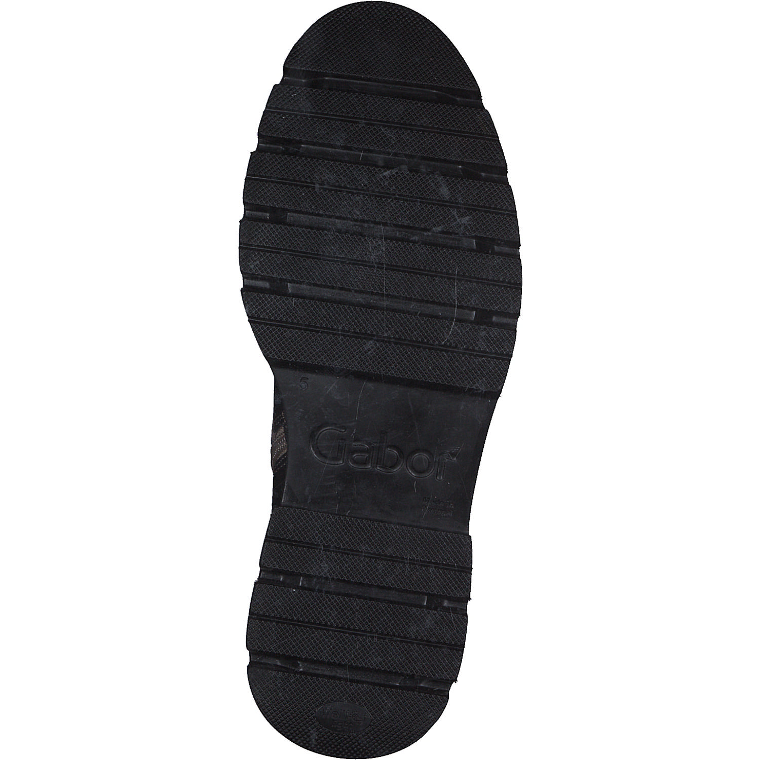 Gabor 91.831, Schnürstiefeletten, Damen, fango/schwarz