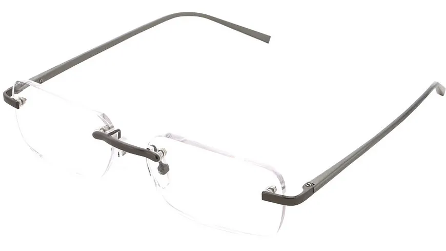 Quickreader Lesehilfe MLH060-2+2.00 Aluminium Matt Grau
