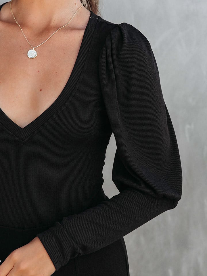 Milan Kiss Bluse in Schwarz günstig kaufen