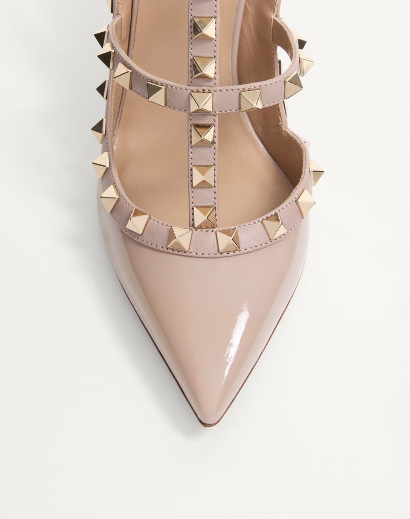 Rockstud patent pumps med 100 mm stropper