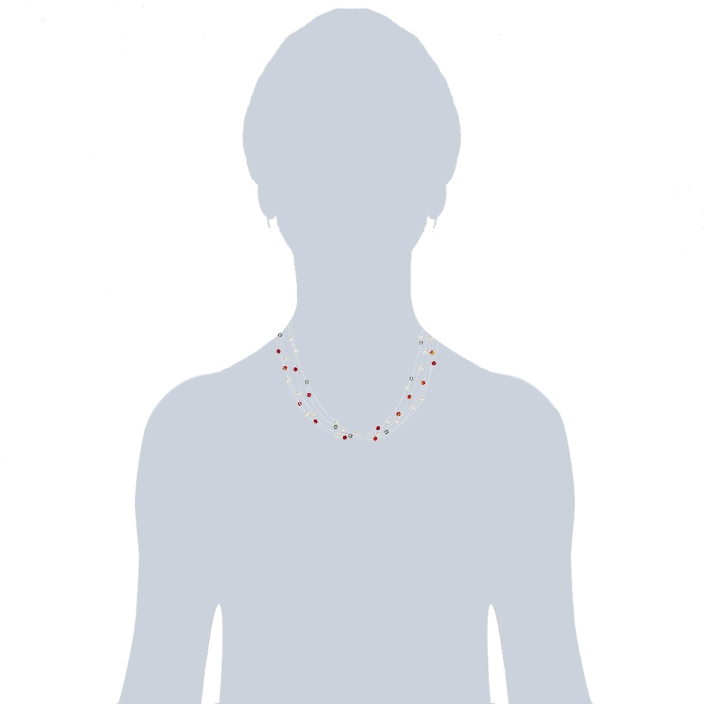 Valero Pearls Collier de perles Perle de culture d'eau douce Orné de cristaux Swarovski Perle d collier
