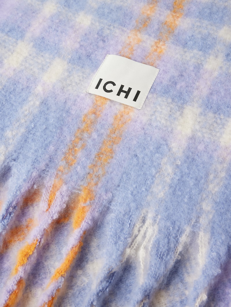 Schal mit Tartan-Karo Modell 'AENOILS' in fuchsia