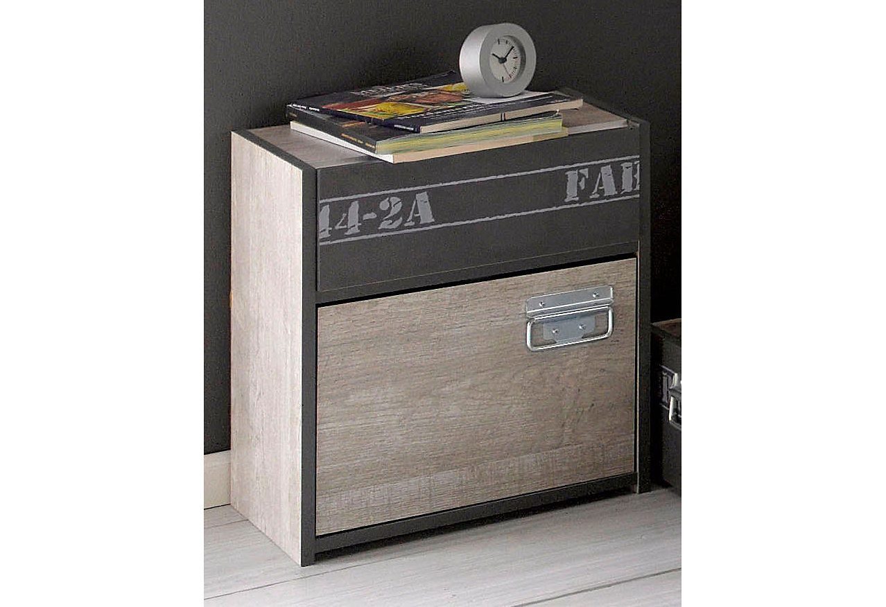 Parisot Jugendzimmer-Set Fabric, (Komplett-Set, 5-teilig), mit extra viel Stauraum