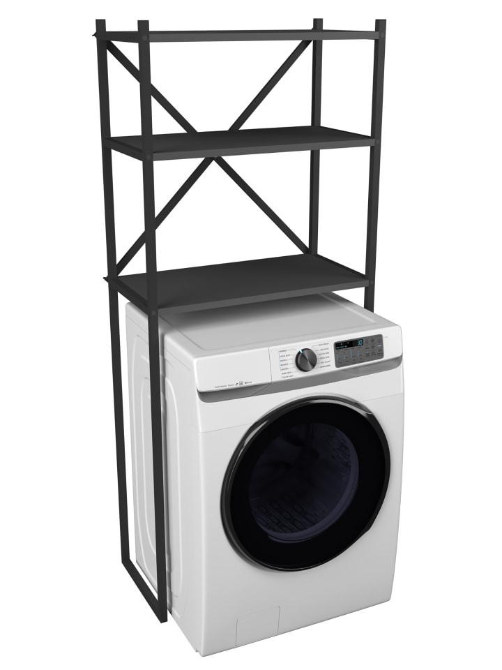 VCM  Waschmaschine Toilette Überbau Schrank Insasi in Schwarz günstig kaufen onesize
