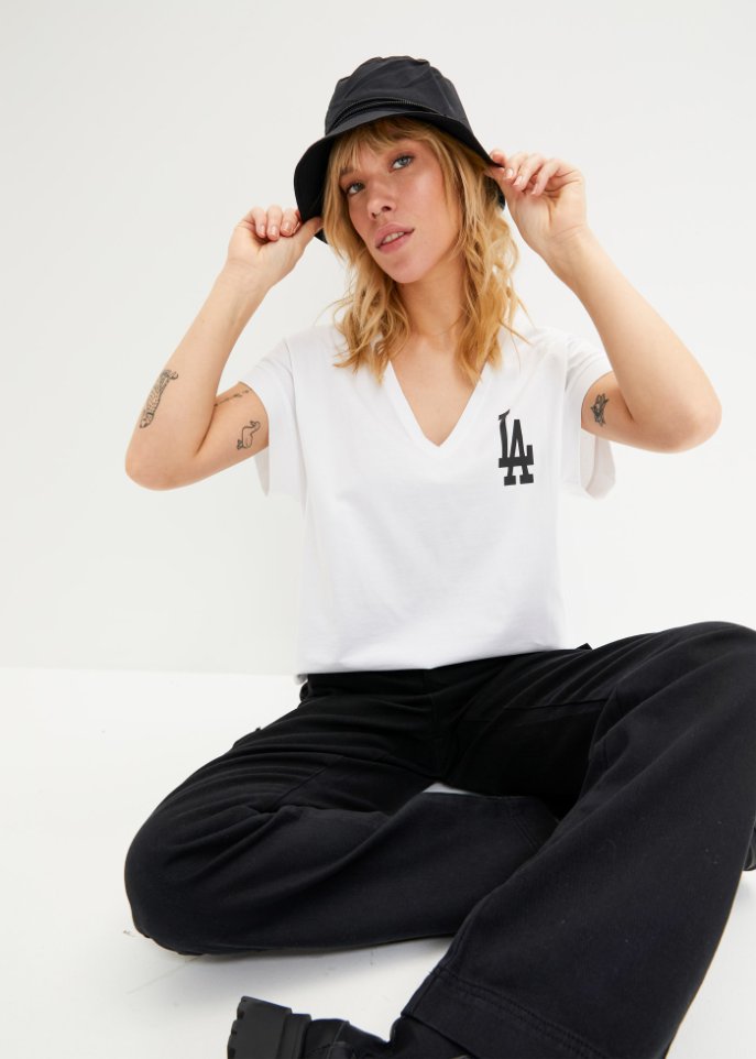 Weites Shirt mit Druck