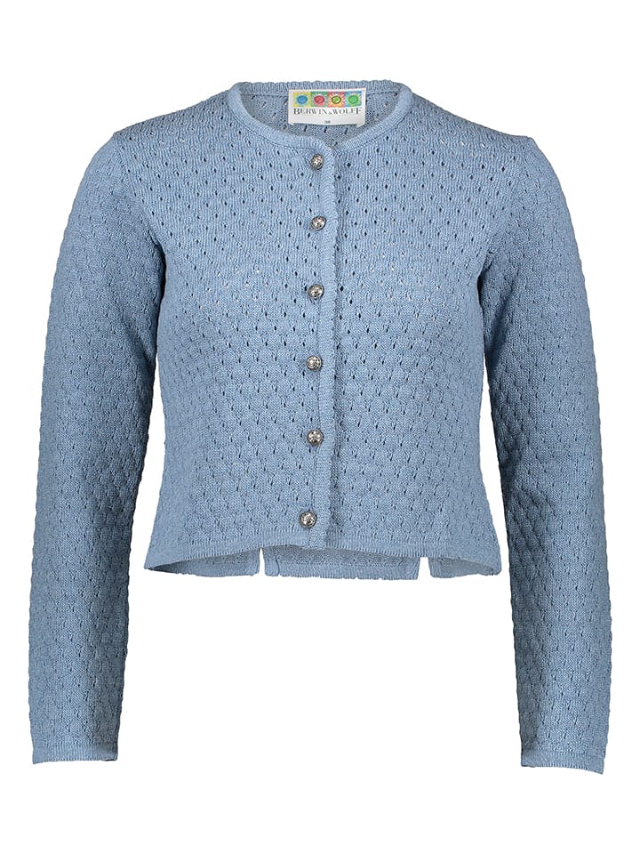 Berwin & Wolff Janker in Hellblau günstig kaufen