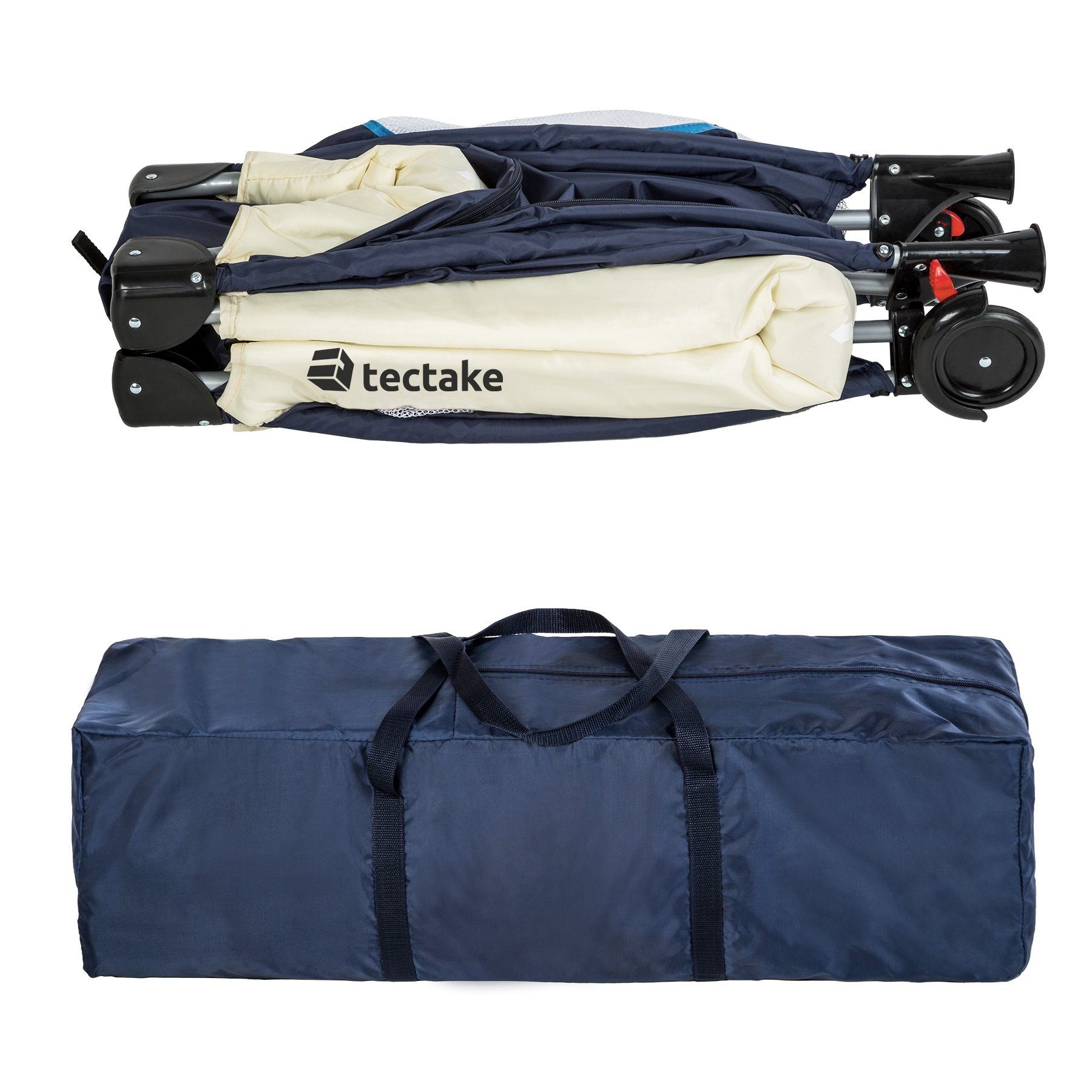 tectake Baby-Reisebett Hund, Tragbar