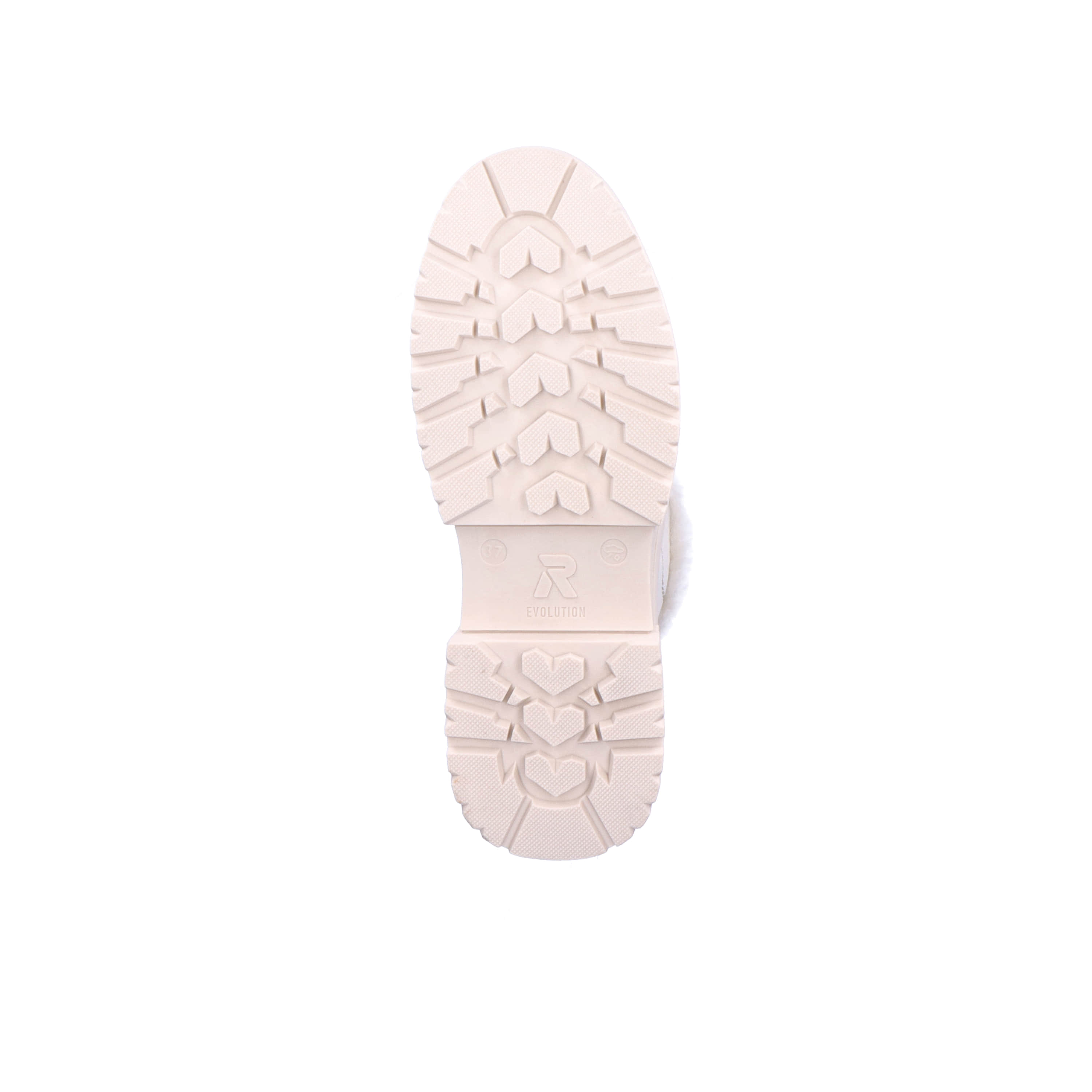 Rieker Damen Schnürstiefel frost white