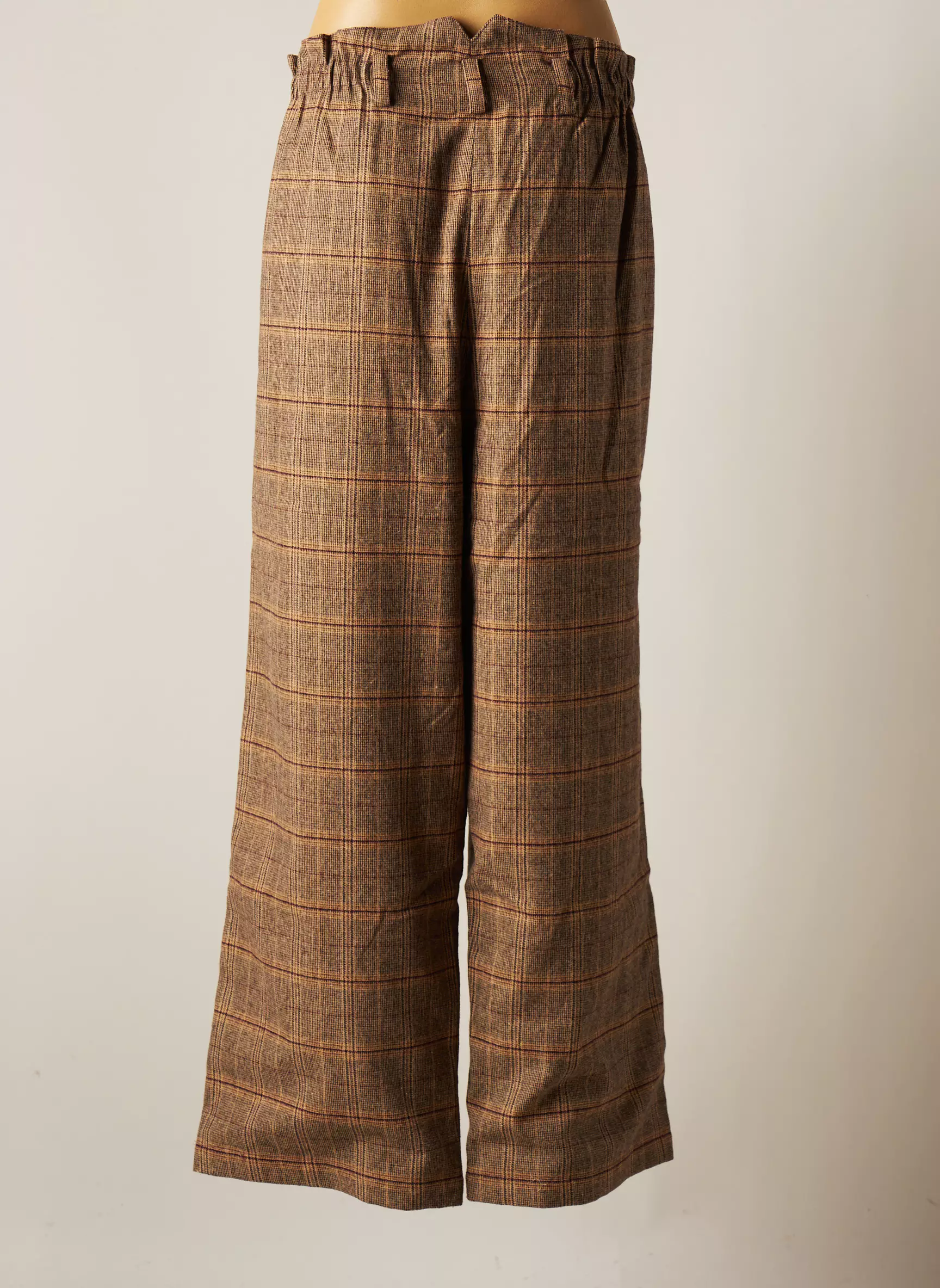 Louise Misha Pantalons Larges Femme couleur marron