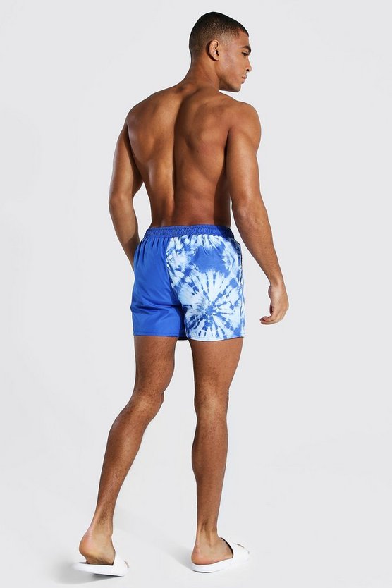 Kurze gespleißte Batik Badehose