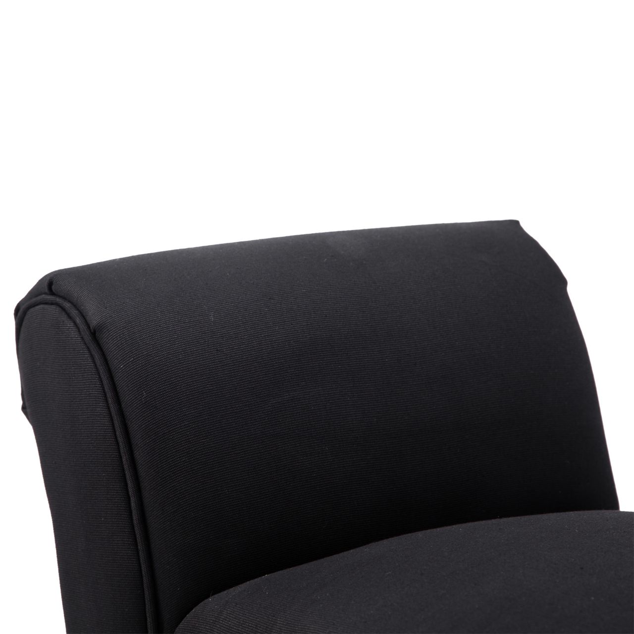 HOMCOM Sitzbank für Schlafzimmer, Bettbank, Polsterbank, MDF, Schaumstoff, Schwarz, 102 x 31 x 51 cm