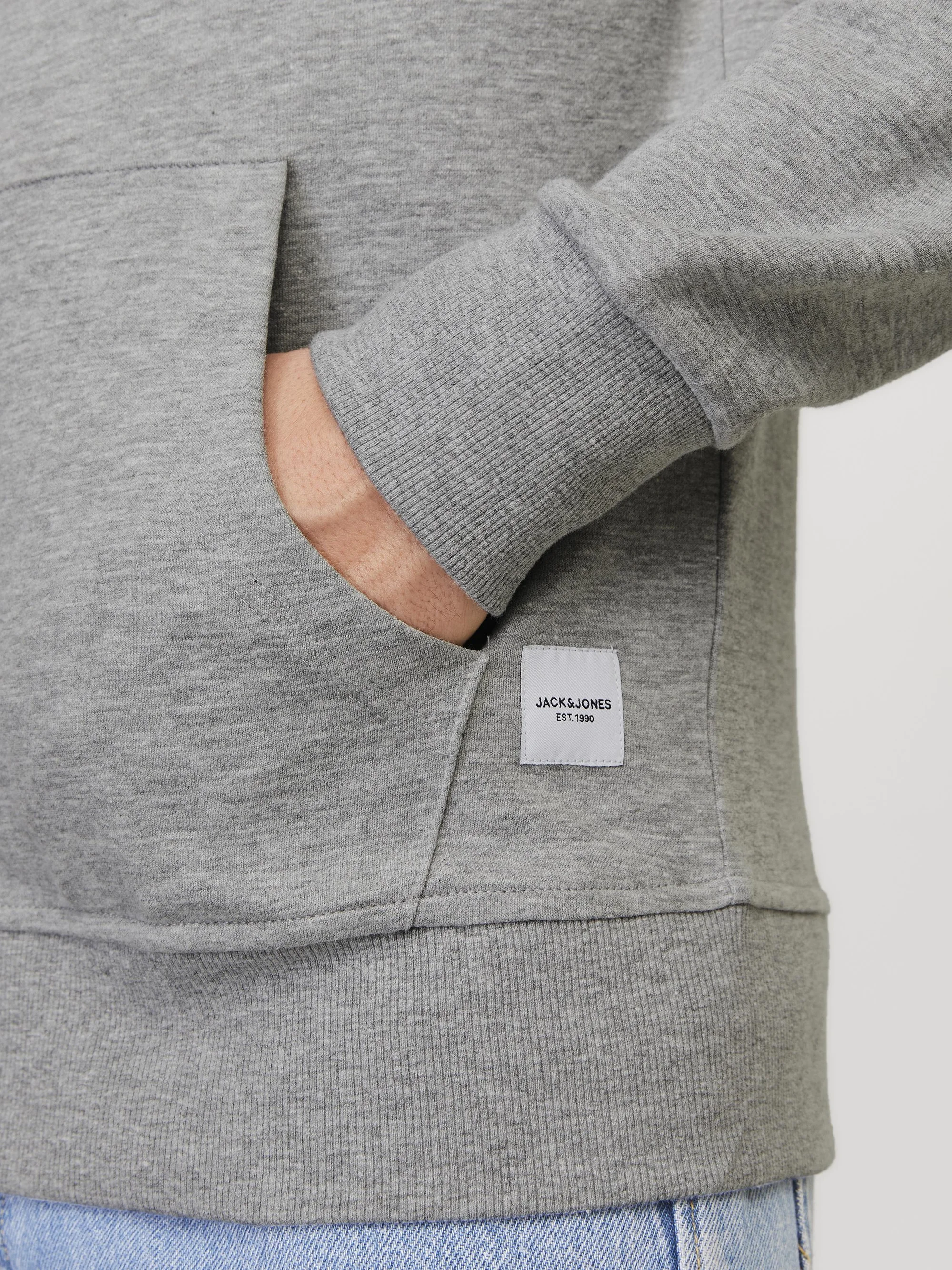 Jack & Jones JJEBASIC HOOD - Sudadera con cremallera