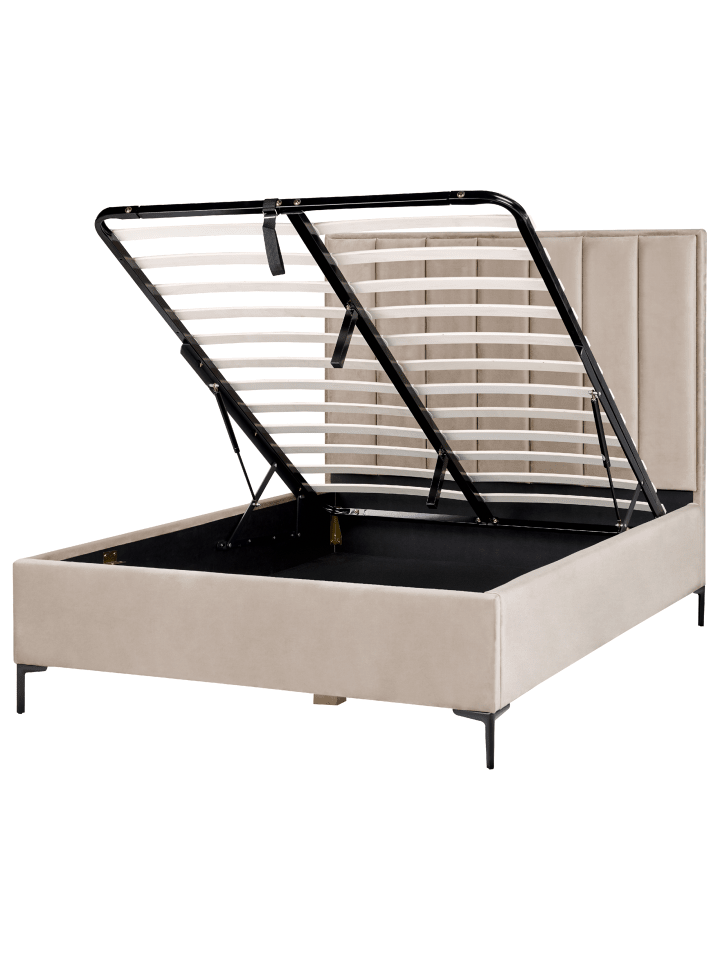 Beliani Schlafzimmer Set SEZANNE in Grau/Beige/Schwarz günstig kaufen onesize