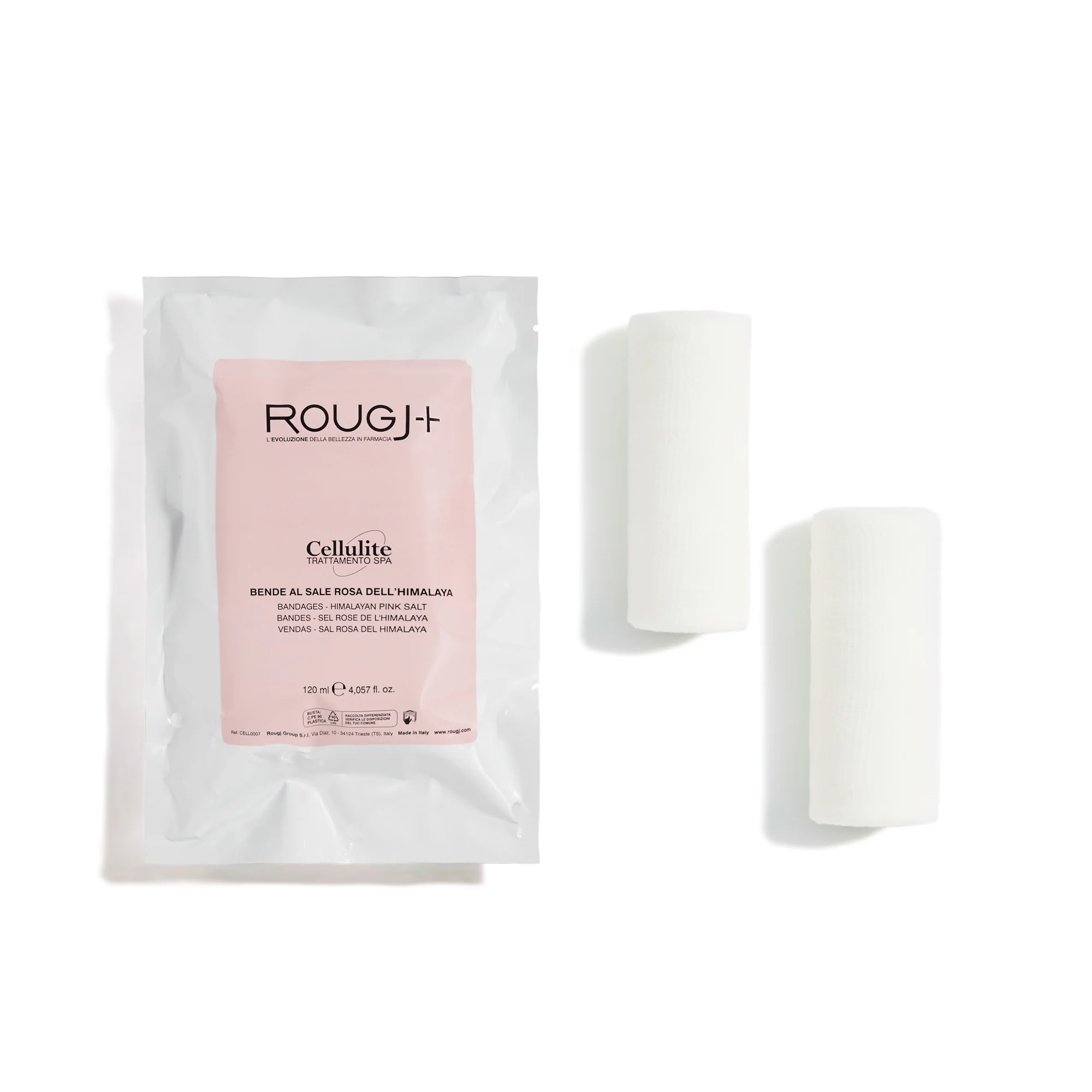 Cellulite SPA-behandeling, lichaamsbehandeling met Himalayazout, corrigerende onderkleding en patches, beencrème tegen vermoeidheid