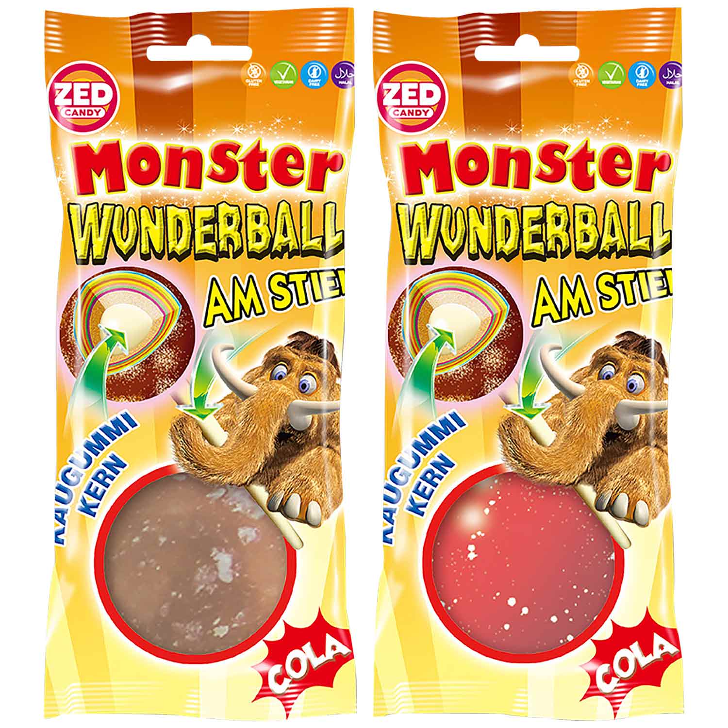 ZED Candy Monster Wunderball am Stiel Cola 60g