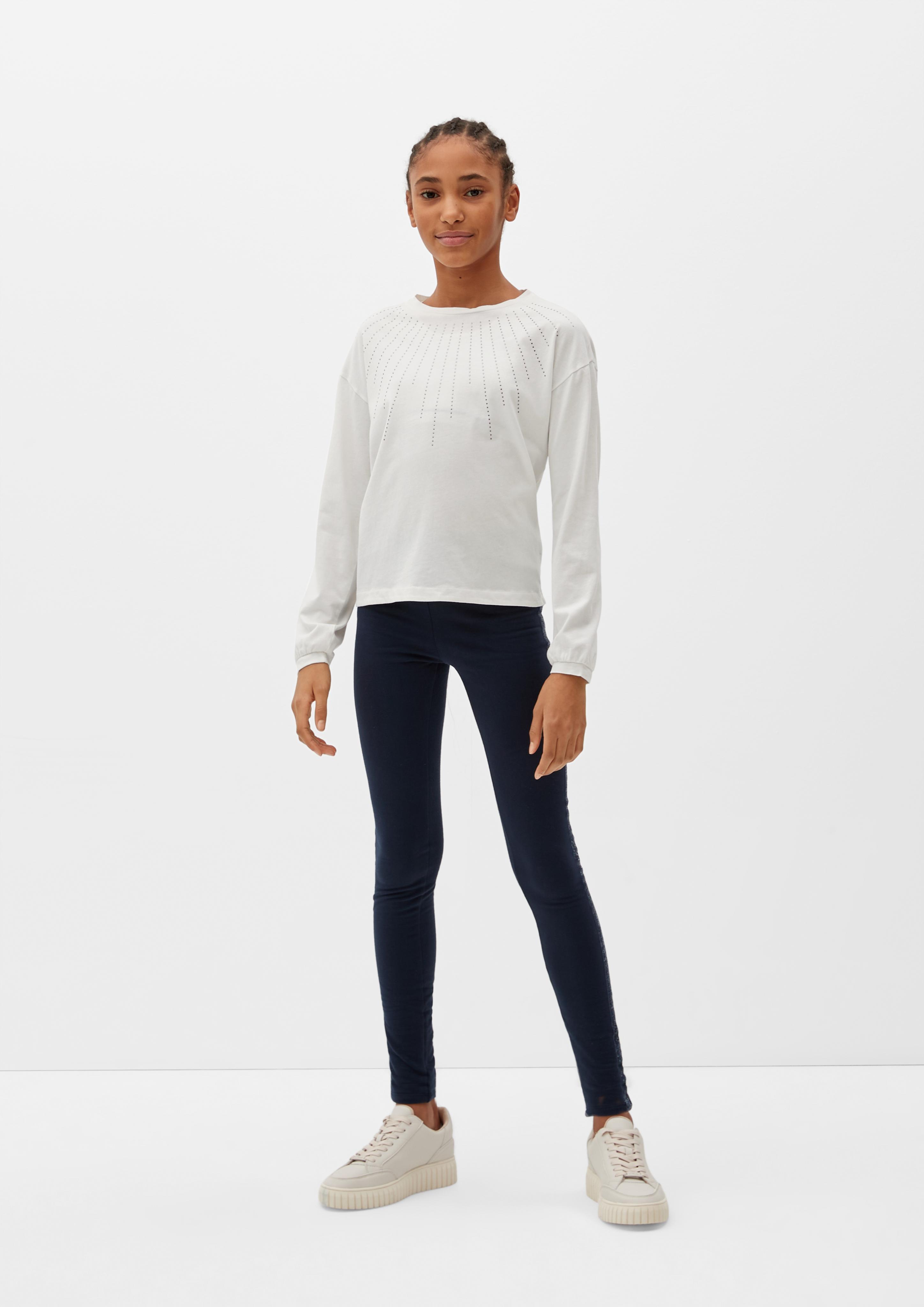 Longsleeve mit Nietenbesatz  2122082-0210