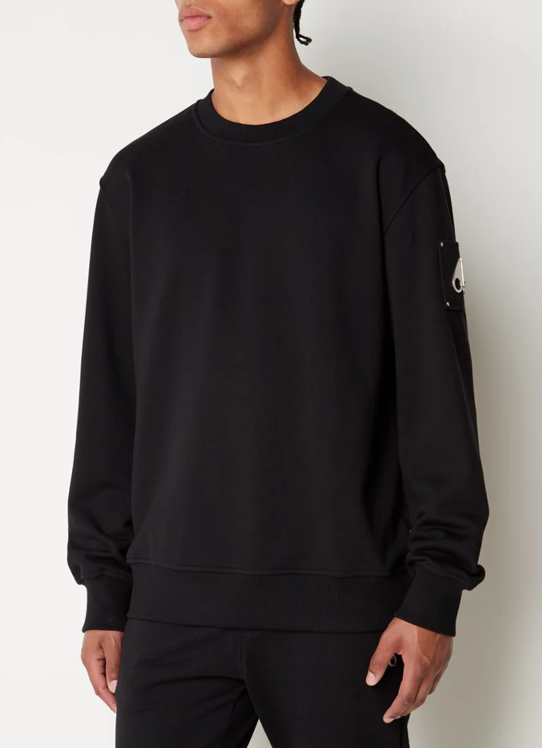 Pulover cu logo Moose Knuckles Hartsfield