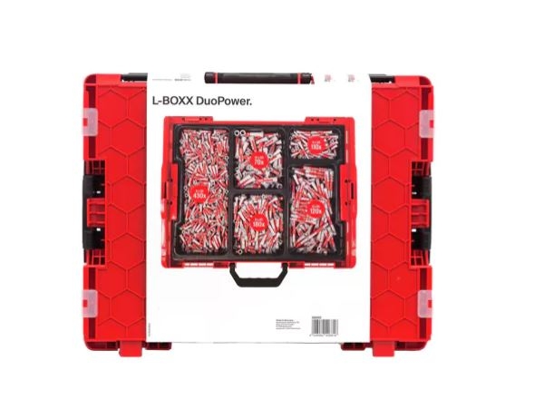 Fischer 560492 DuoPower L-BOXX 102 (910-delig)