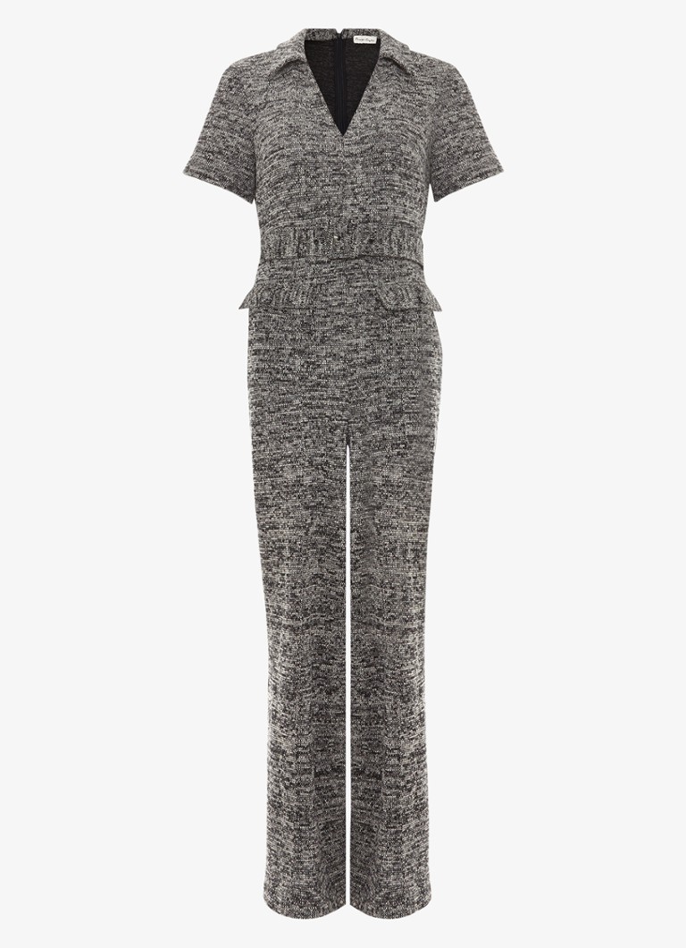 Phase Eight Lavinia wide fit jumpsuit in tweed look