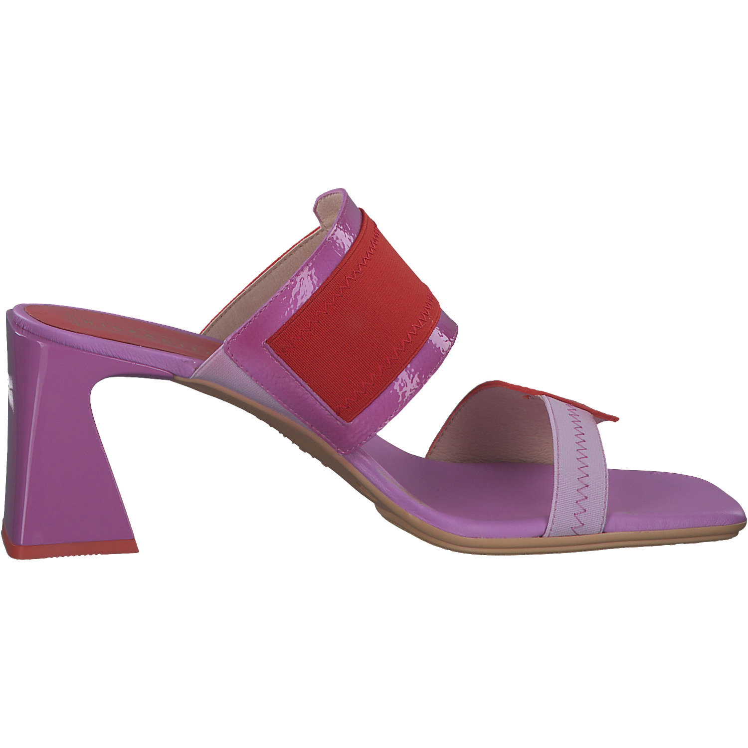 Hispanitas Schuhe Mallorca HV243327, Plateau-Pantoletten, Damen, Pink Lila