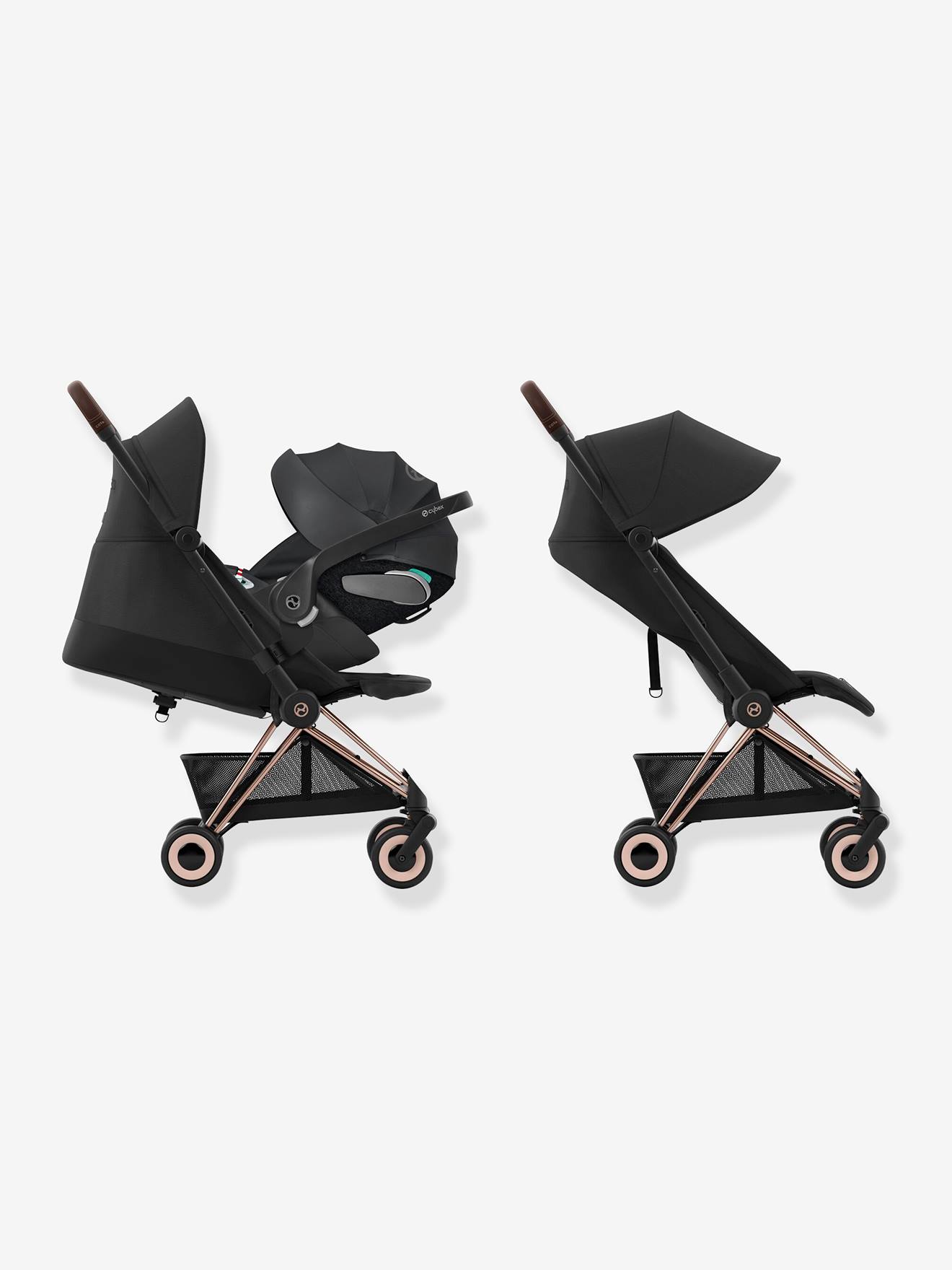 Poussette CYBEX Platinum Coya chrome brown/mirage grey