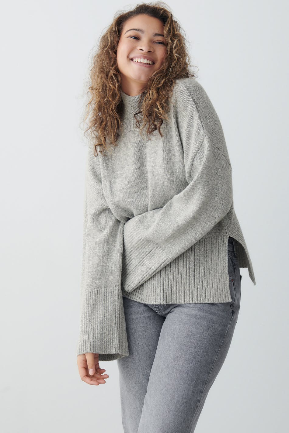 Turtleneck knitted sweater