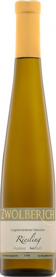 2020 Langenlonsheimer Steinchen Riesling Auslese edelsüß Bio 0,375 L - Weingut Im Zwölberich