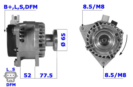 FRIESEN Lichtmaschine Ford 9090496 - ATU