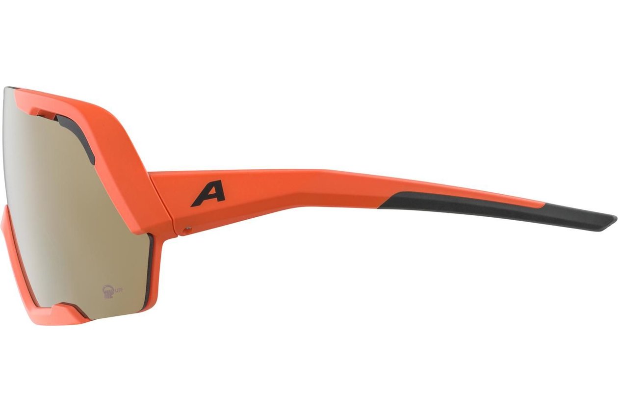 Alpina Rocket Bold Q-Lite pumkin/orange matt / bronce mirror lens
