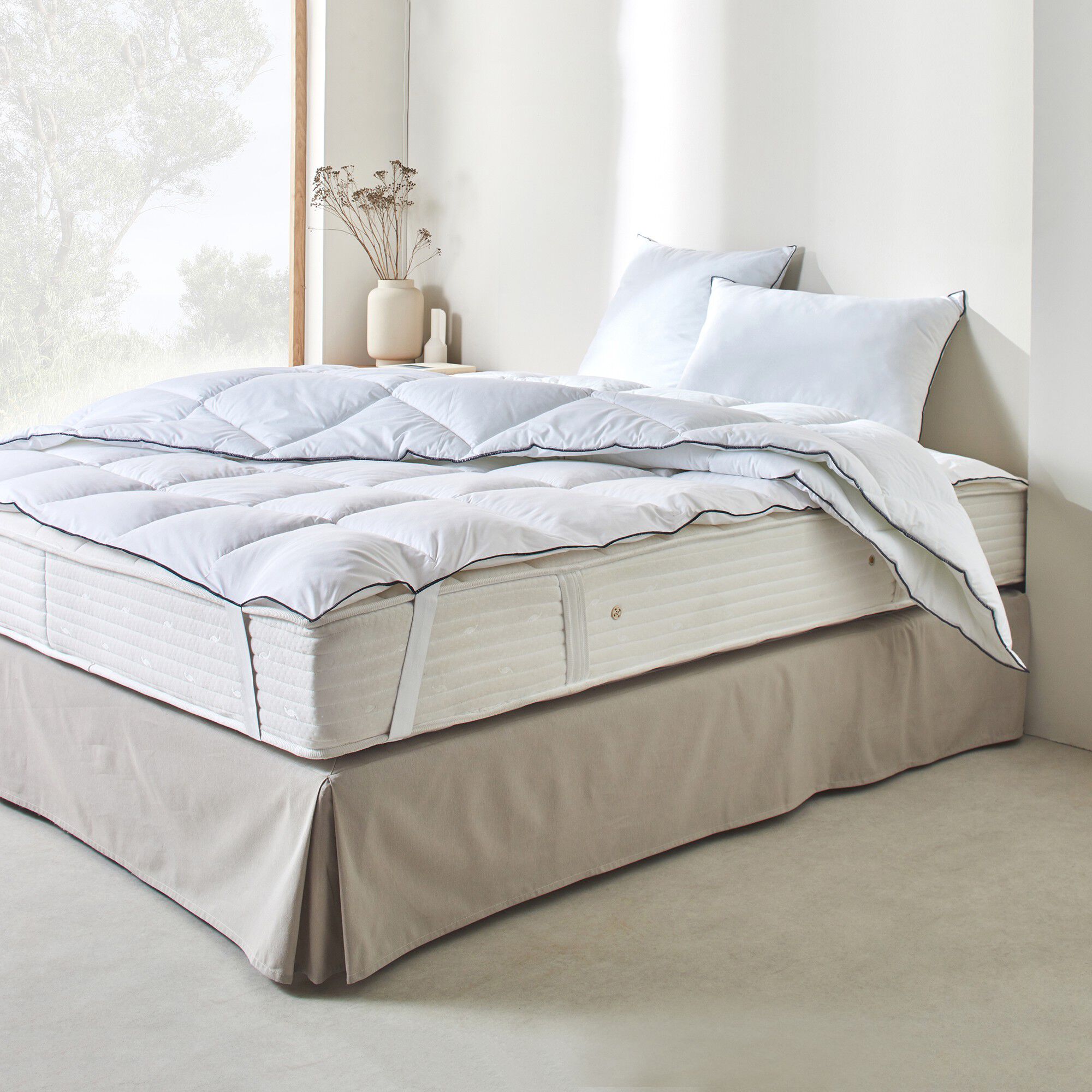 EDONA Couette confort 400 g/m² piquage serré fabriquée en France, collection 