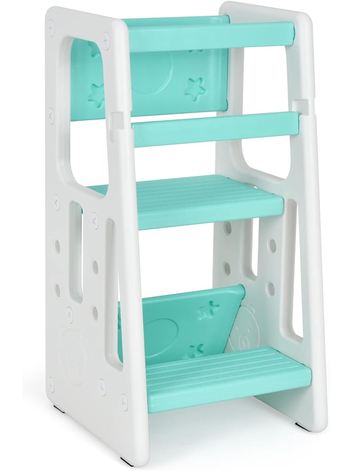 COSTWAY 2 Stufen Lernturm in Grün günstig kaufen 90 cm