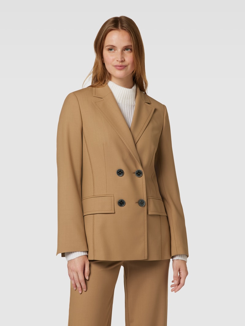 Blazer mit Reverskragen in camel